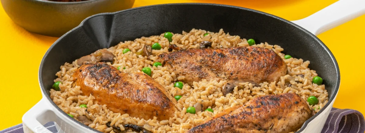 Brown Rice Pilau with Chicken