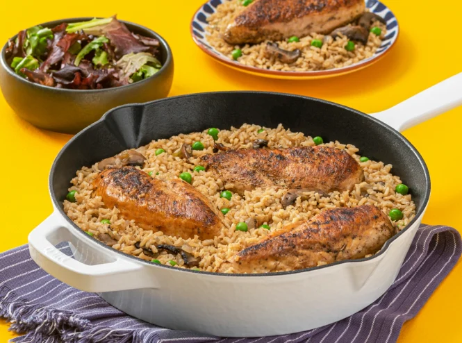 Brown Rice Pilau with Chicken