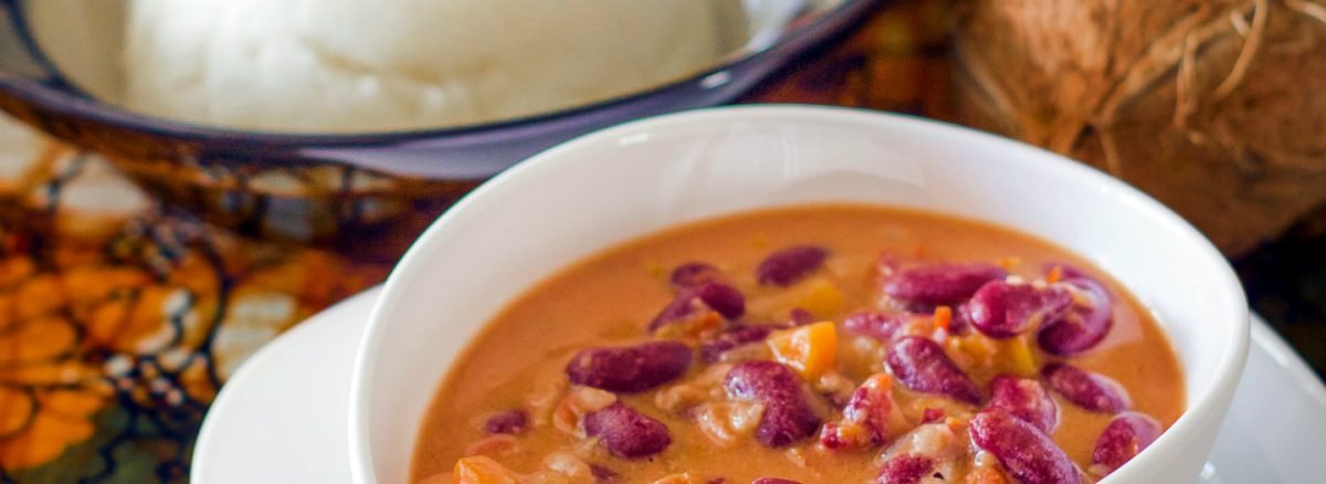 Maharagwe (Kidney Beans) Stew with Ugali (Millet Flour)